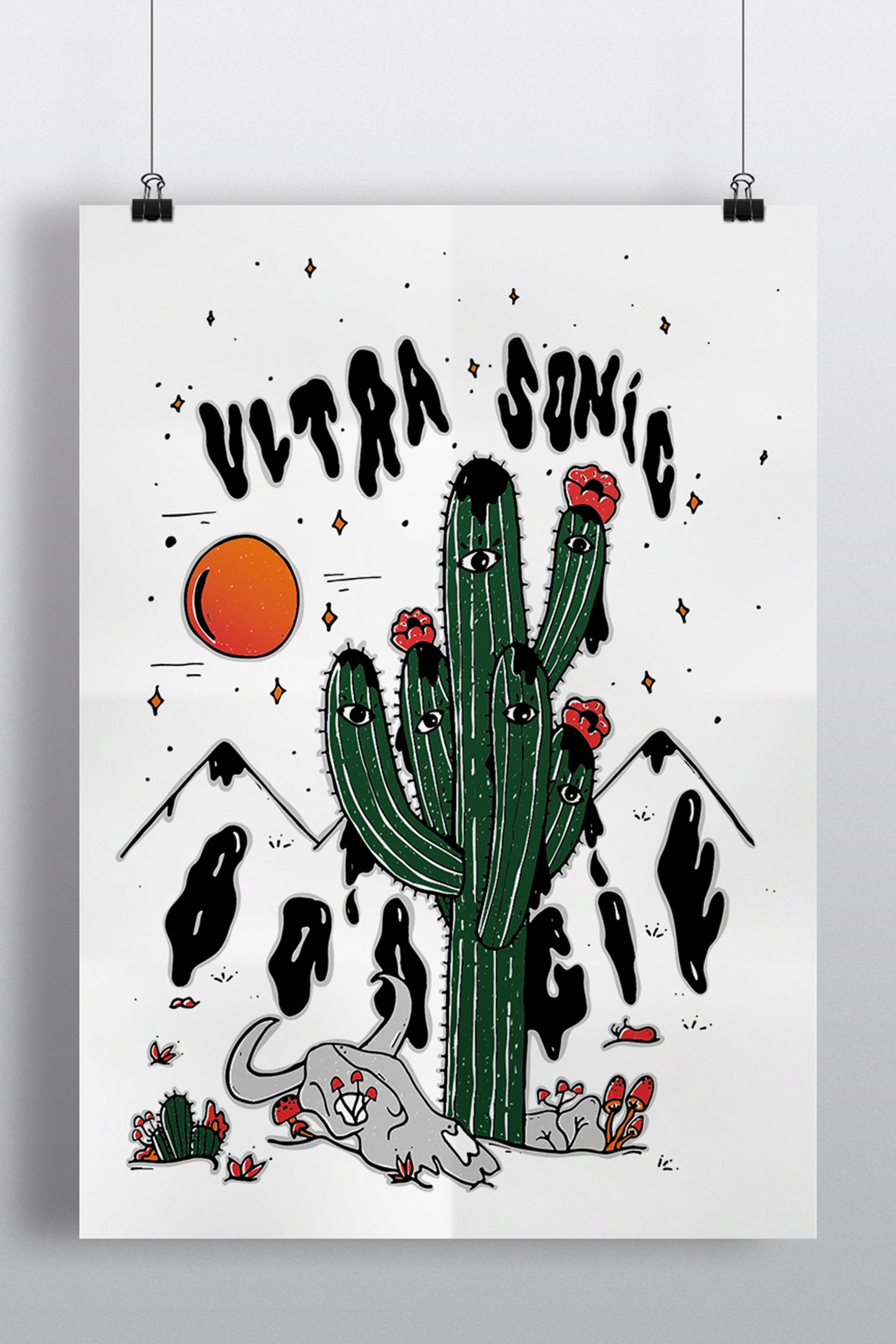 Fuzzyeye Illustration Poster