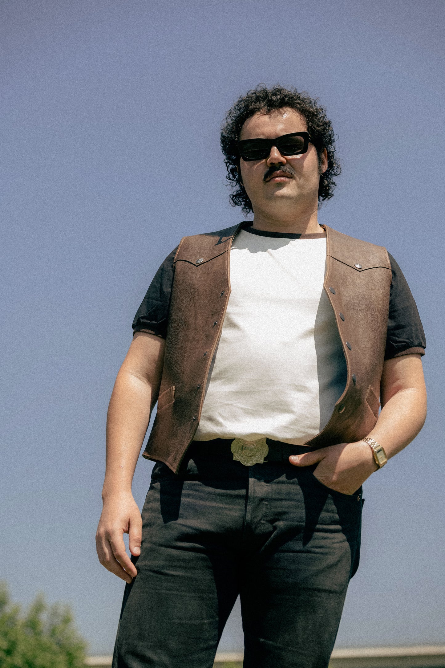 fuzzyeye handmade western vest