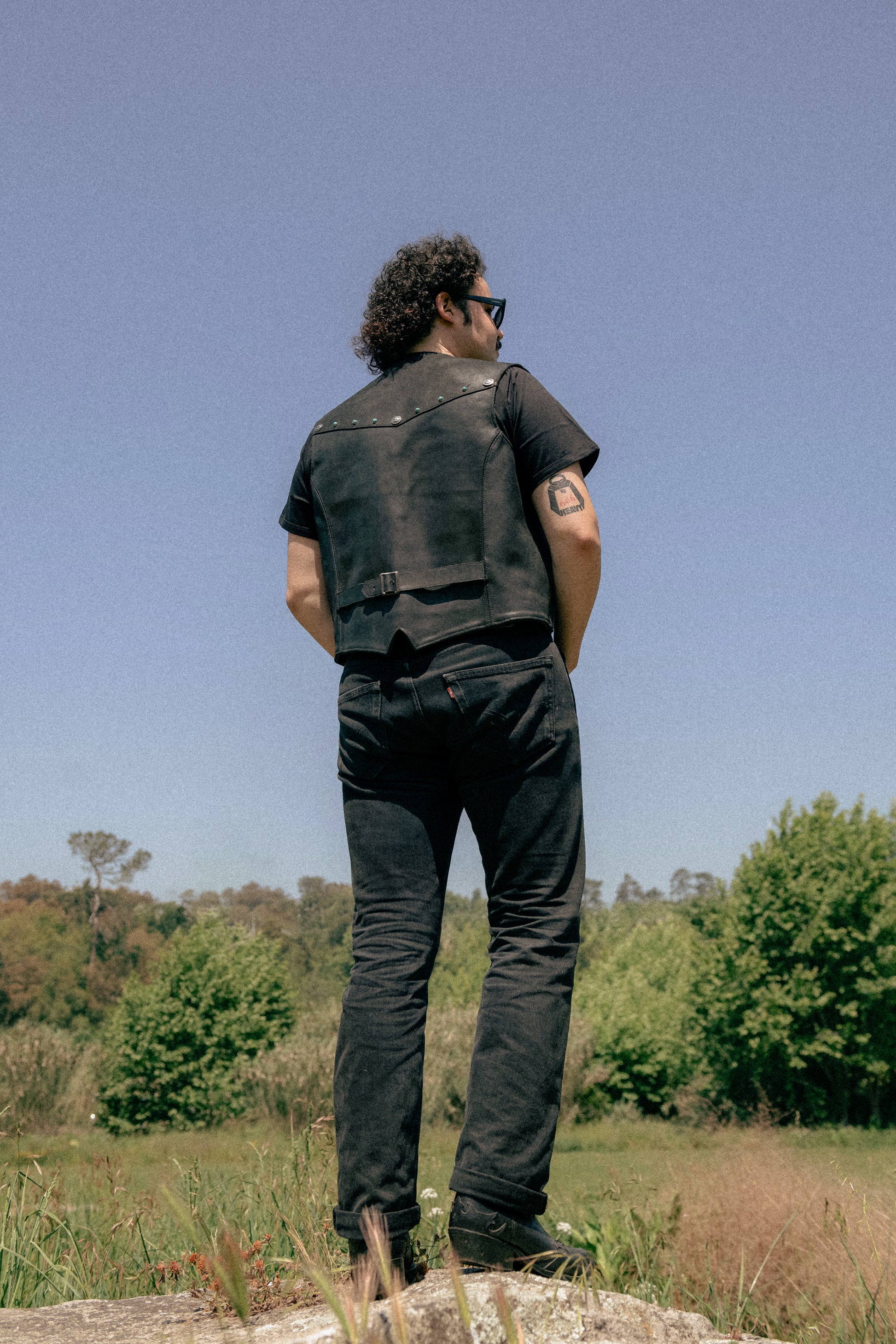 Fuzzyeye Handmade Leather Vest